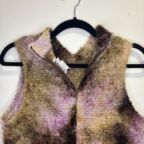 Vintage Unique Wool Blend Sleeveless Sweater Tank Made in Canada Size Large - Picture 5 of 7